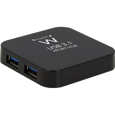 Image of EWENT - USB 3.1 4-PORT HUB WITH EXTERNAL POWER ADAPTER - Ewent