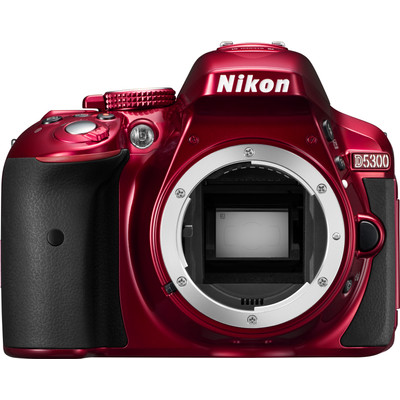 Image of Digitale spiegelreflexcamera Nikon D5300Body 24.2 Mpix Rood Full-HD video-opname, WiFi, Draai- en zwenkbare display, GPS