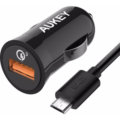 Image of Aukey Autolader USB 3,0A Zwart
