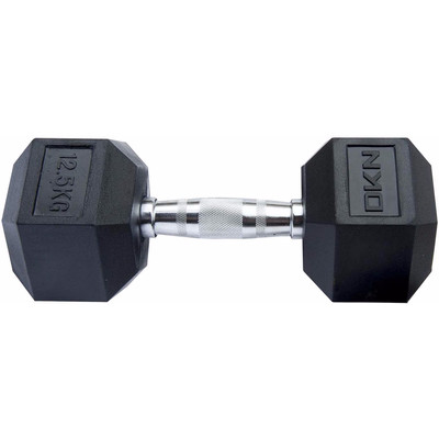 Image of DKN Rubber Hex Dumbbell 12.5 kg