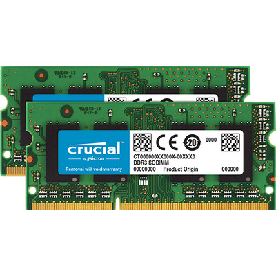 Image of Crucial Laptop Geheugen 2x4GB PC3-12800