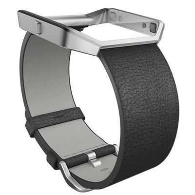 Image of Fitbit Blaze Accessory Band Leather - zwart - small