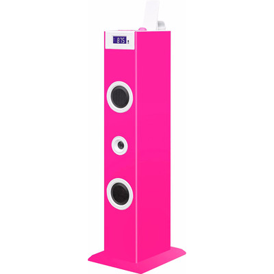 Image of Bigben Interactive Roze karaoke set Ã©n audiotoren met stickers