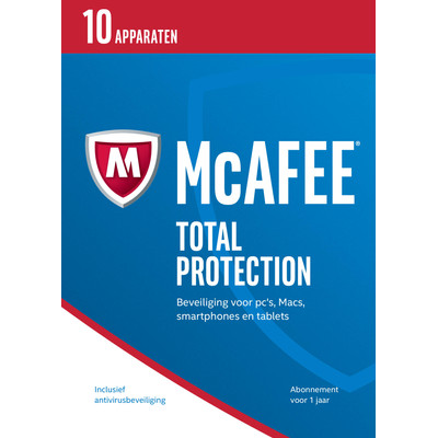 Image of McAfee Total Protection 2017 1 jaar abonnement/ 10 apparaten