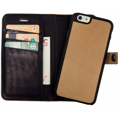 Image of iMoshion Pangong Apple iPhone 6/6s 2 in 1 Wallet Case Beige
