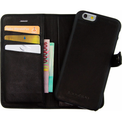 Image of iMoshion Coba Apple iPhone 6/6s 2 in 1 Wallet Case Zwart