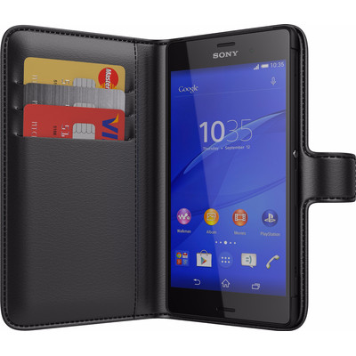 Image of BeHello Wallet Sony Xperia Z3 Book Case Zwart