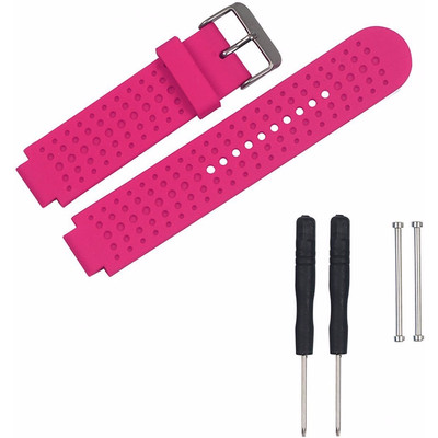 Image of Just in Case Siliconen Sportband Garmin Forerunner Roze