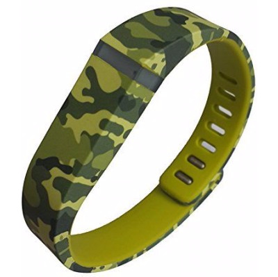 Image of Just in Case Polsband Fitbit Flex Camouflage