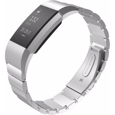 Image of Just in Case Stainless Steel Polsband Fitbit Charge 2 Zilver