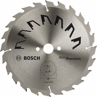 Image of Bosch Cirkelzaagblad Precision 190x20x2mm T24