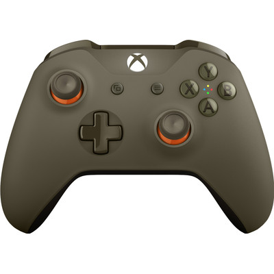 Image of Microsoft Wireless Controller voor Xbox One (groen-oranje)