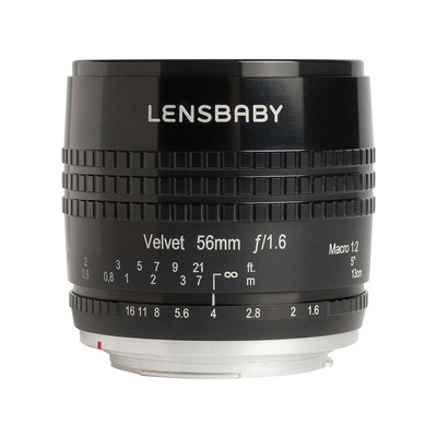 Image of Lensbaby Velvet 56 - Canon - zwart