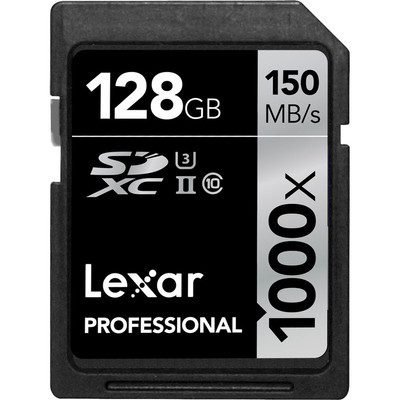 Image of Lexar 128GB SDXC Pro 1000X UHS2