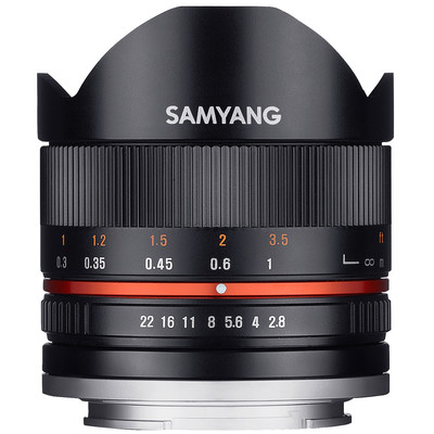 Image of Samyang 8mm f/2.8 Fisheye Fujifilm zwart
