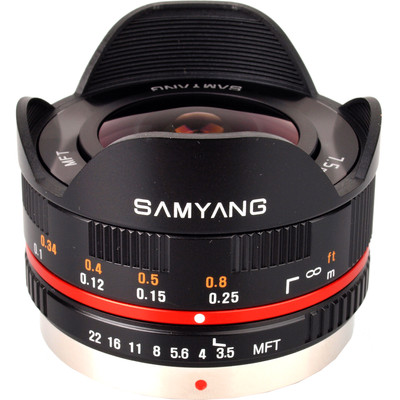 Image of Samyang 7,5mm F/3.5 Micro 4/3 zwart