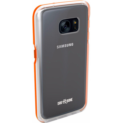 Image of Dog & Bone Splash Samsung Galaxy S7 Back Cover Oranje
