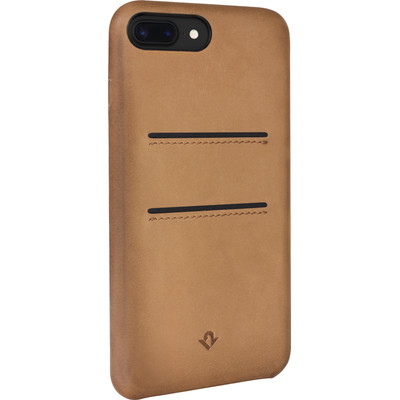 Image of Twelve South Relaxed Leather Pockets Apple iPhone 7 Plus Back Cover Bruin