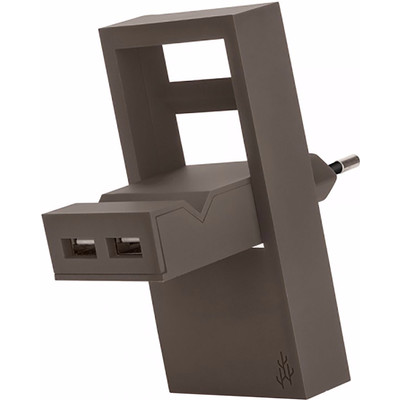 Image of USBEPOWER Thuislader 2 USB poorten 2,1 A Bruin