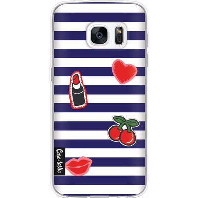 Image of Casetastic Softcover Samsung Galaxy S7 Navy Patches