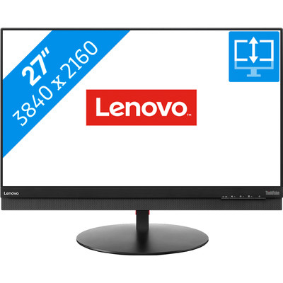 Image of Lenovo Monitor ThinkVision P27 27", HDMI, DP, Hub, Ultra HD