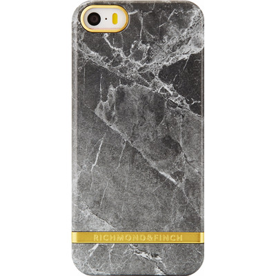 Image of Richmond & Finch Marble Glossy Apple iPhone 5/5S/SE Back Cover Gri