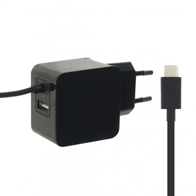 Image of Lader 2 - Uitgangen 3.1 A USB / USB-C Zwart