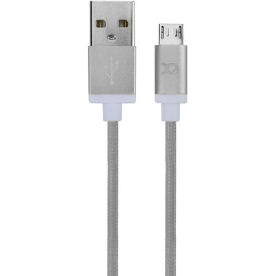 Image of Xqisit Premium Micro USB Kabel 0,8m Zilver
