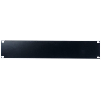 Image of DAP 19 inch blindplaat 2 HE U-vorm zwart