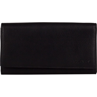 Image of Burkely Classic Collin Wallet Flap Over 2 Black