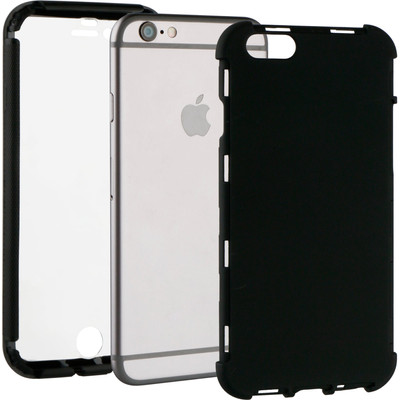 Image of BeHello Apple iPhone 6/6s Full 360 Protection Case Zwart