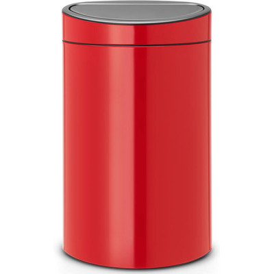 Image of Brabantia Afvalverzamelaar Touch Bin 40 Liter Passion Red