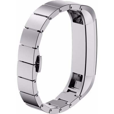 Image of Just in Case RVS Polsband Fitbit Alta Zilver