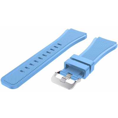 Image of Just in Case Siliconen Polsband Samsung Gear S3 Lichtblauw