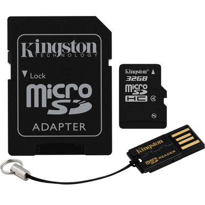 Image of Kingston Micro SDHC 32GB Mobility Kit