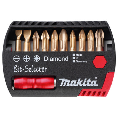 Image of Makita 11-delige Bitset Diamant Pz/Ph P-53746