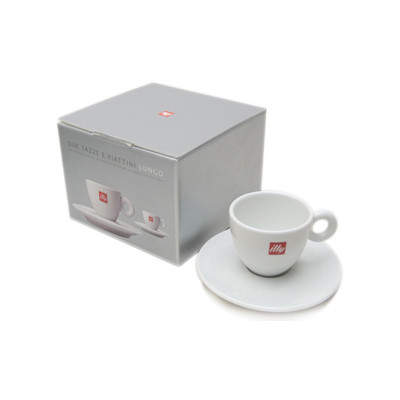 Image of Illy Lungo Kop in Giftbox 40 cl (2 stuks)